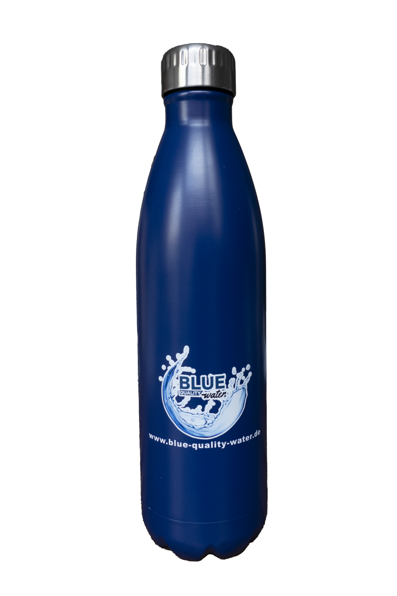 BLUE Trinkflasche Blue / Silver / Green /