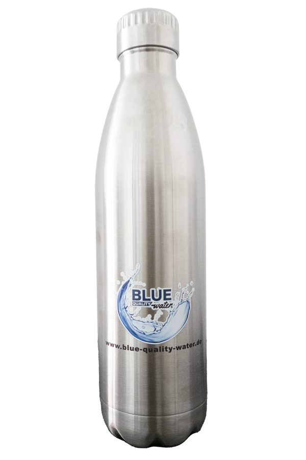 BLUE Trinkflasche Blue / Silver / Green /