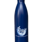 BLUE Trinkflasche silber